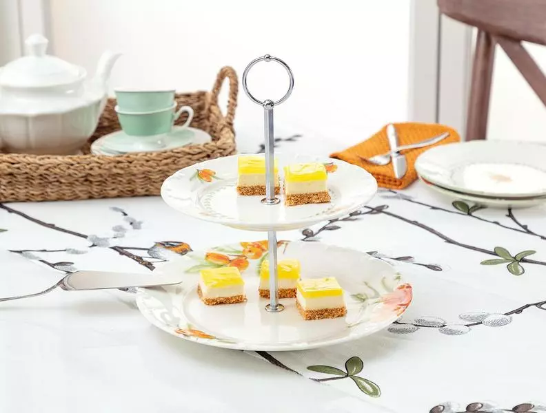 Eleagnus 2 Layer Cake Stand