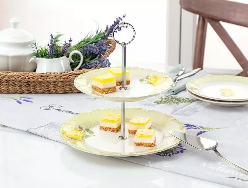 Pear 2 Layer Cake Stand