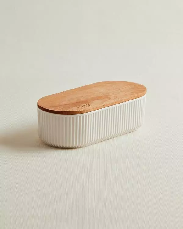 Storage Box With Wooden Lid 1000ML