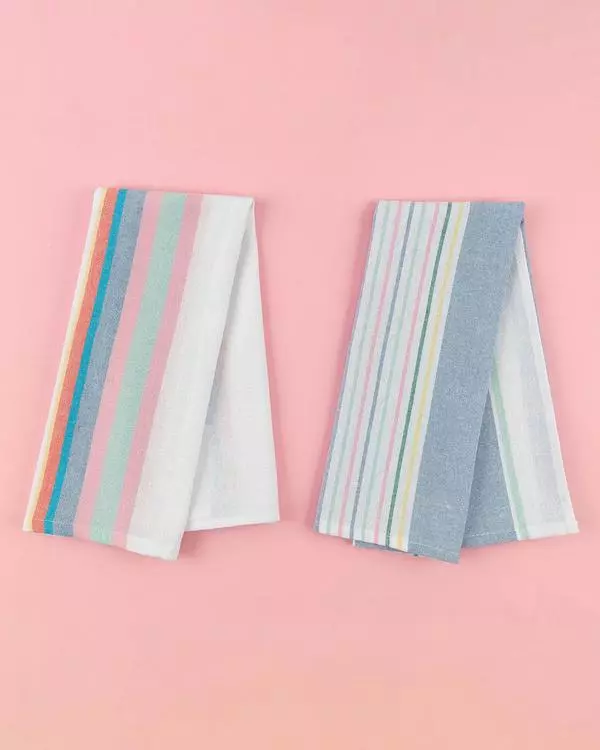 Jeanne Washed Kitchen Towel Set 2Pcs