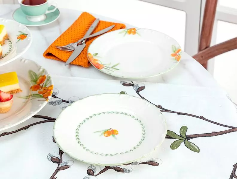 Eleagnus 6 Pcs Cake Plate Set