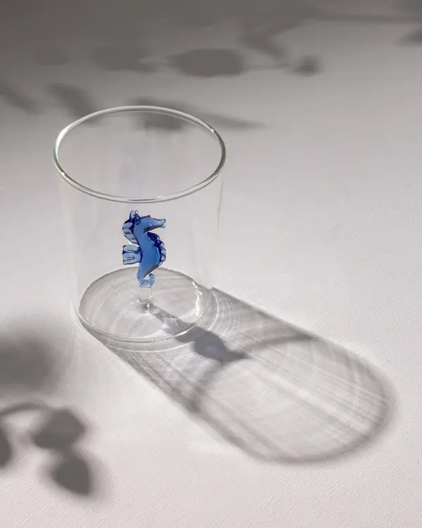 Violet Borosilicate Glass Cup 350Ml