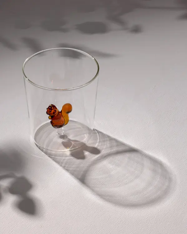 Violet Borosilicate Glass Cup 350Ml