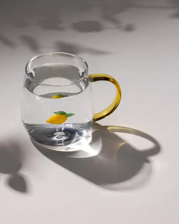 Lucia Borosilicate Glass Mug 400Ml