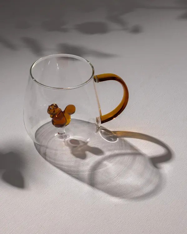 Lucia Borosilicate Glass Mug 400Ml