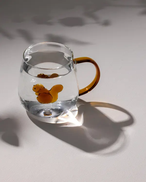Lucia Borosilicate Glass Mug 400Ml