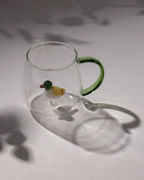 Lucia Borosilicate Glass Mug 400Ml