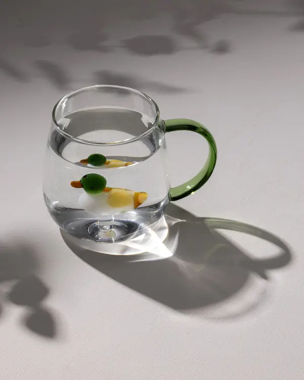 Lucia Borosilicate Glass Mug 400Ml