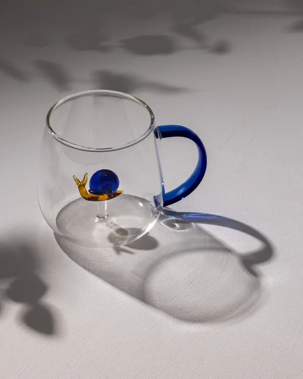 Lucia Borosilicate Glass Mug 400Ml