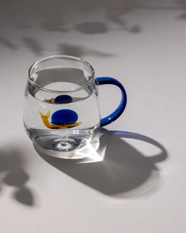 Lucia Borosilicate Glass Mug 400Ml