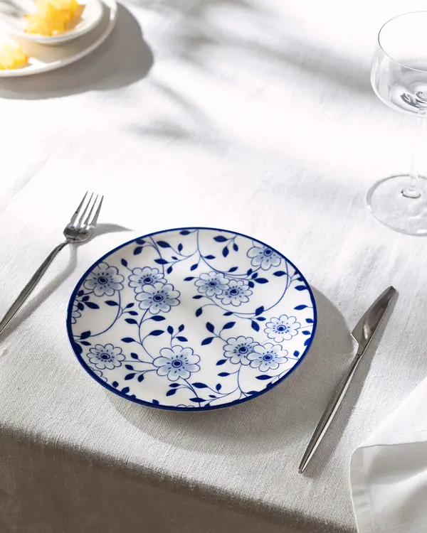 Reve Bleu Jardin Cake Plate