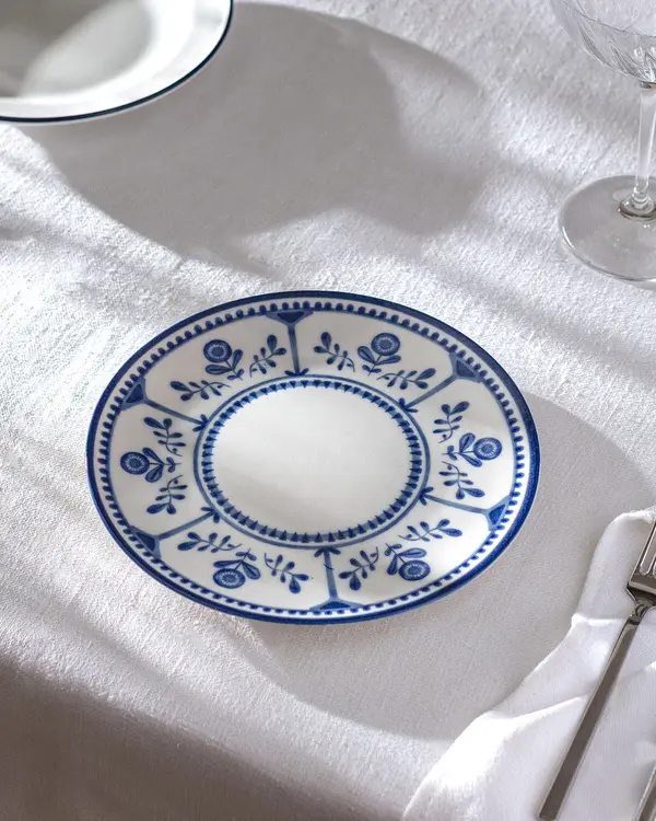 Reve Bleu Celeste Cake Plate