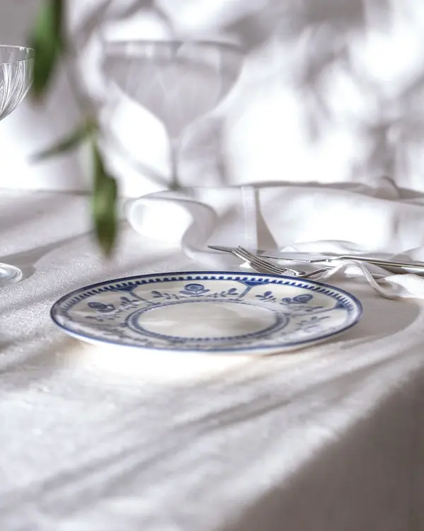 Reve Bleu Celeste Cake Plate