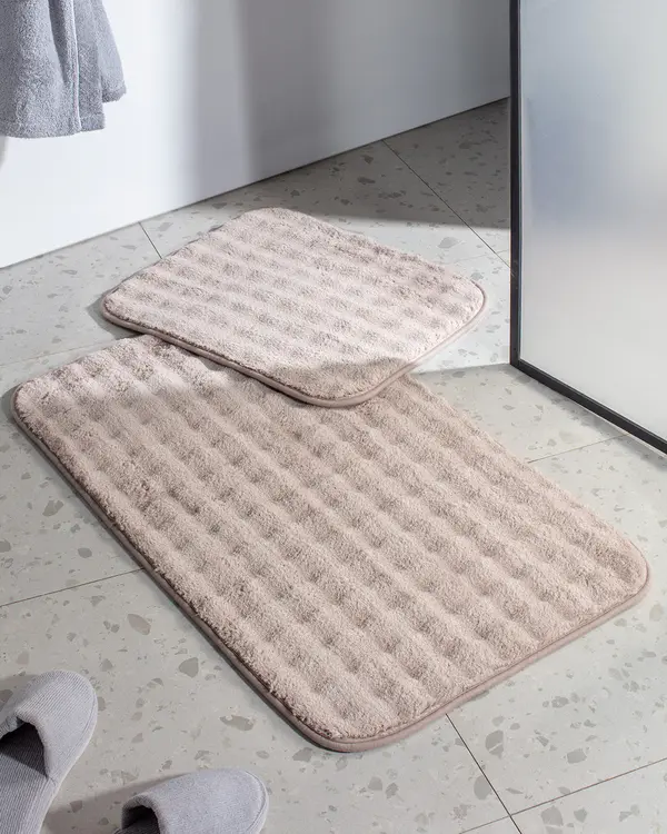 Reflet Bubble 2-Piece Bath Mat