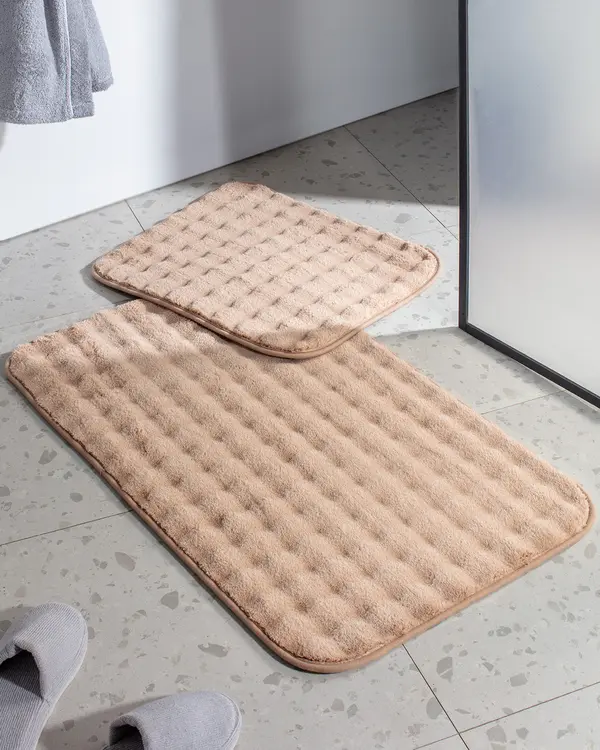Reflet Bubble 2-Piece Bath Mat