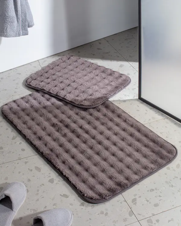 Reflet Bubble 2-Piece Bath Mat