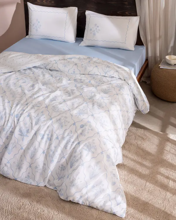 Rotule Double Size Duvet Cover Set - Ranforce Patterned
