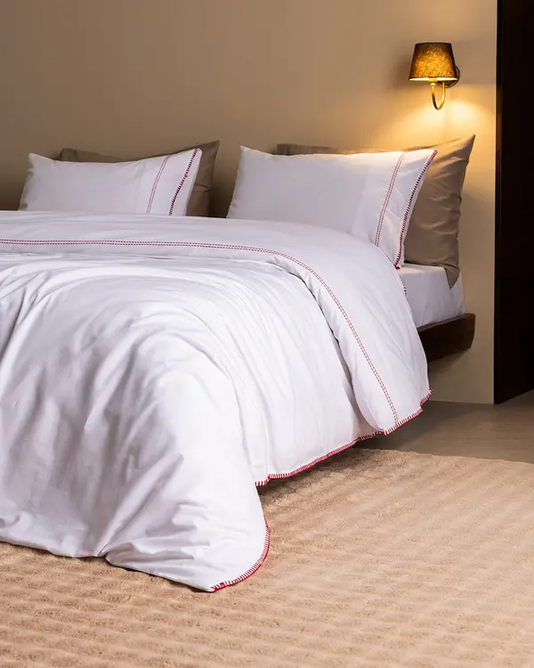 Felipa Double Size Embroidered Duvet Cover Set