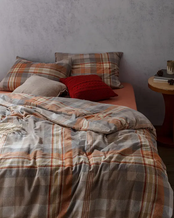 Gustave Super King Flannel Duvet Cover Set