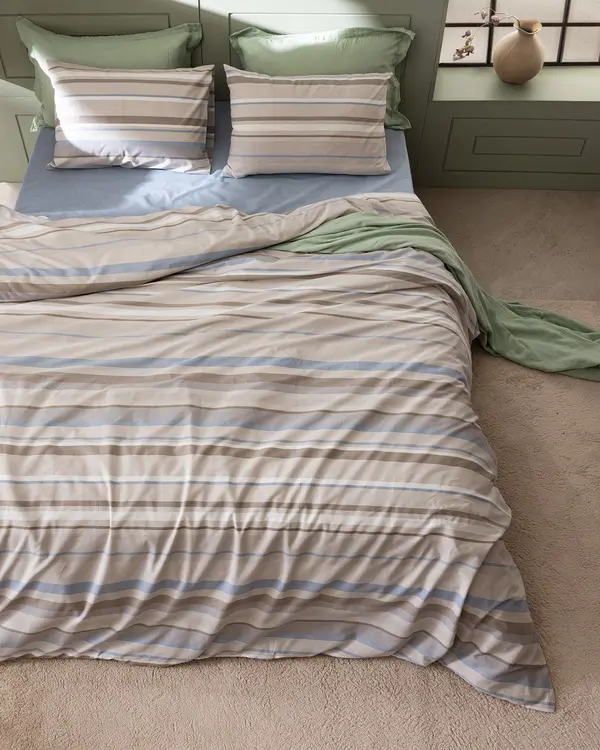 Armande Single Size Duvet Cover Set -  Ranforce Patterned