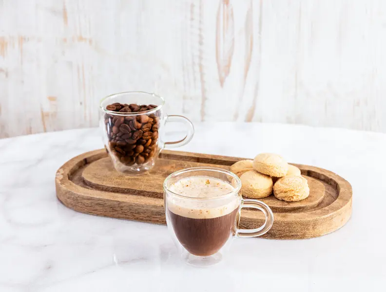Lapelisse 2-Piece Double Wall Glass Cup - 70Ml