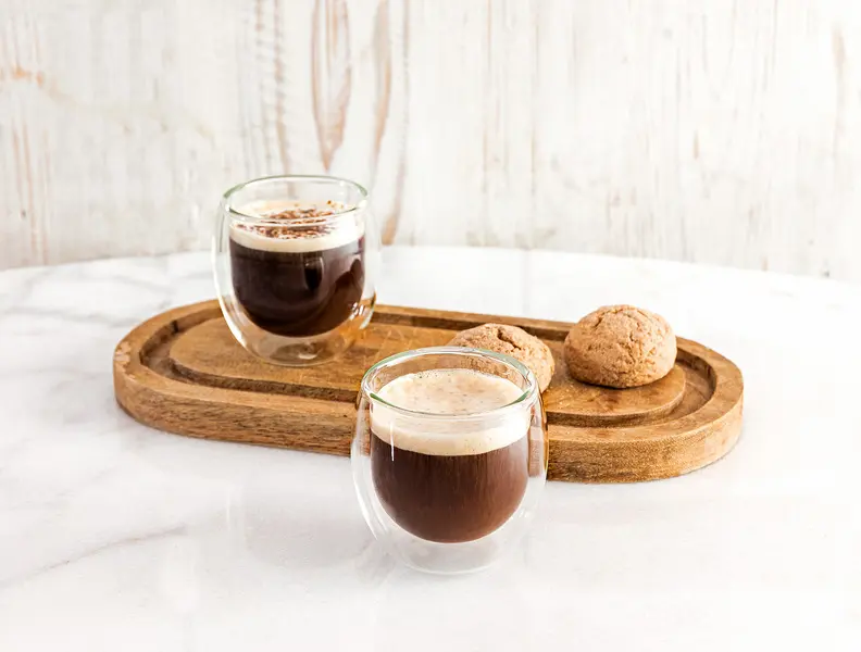 Moulins 2-Piece Double Wall Glass Cup - 100Ml