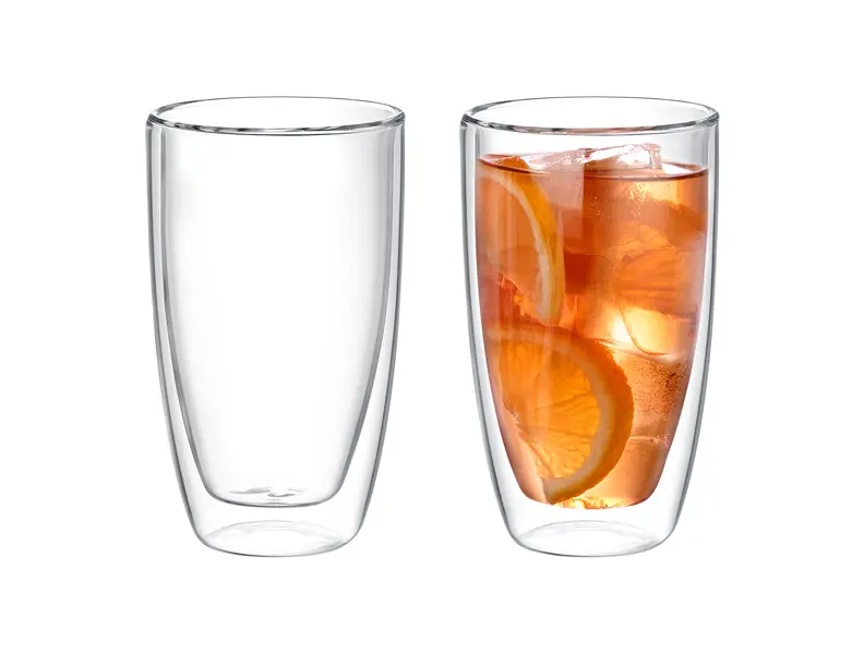 Vigeant Double Wall Glass Cup - Single - 230Ml
