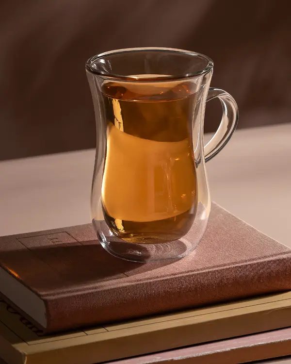 Benito Double Wall Tea Glass Cup - Single - 200Ml
