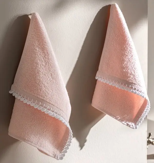 Camille 2-Piece Crochet Hand Towel Set