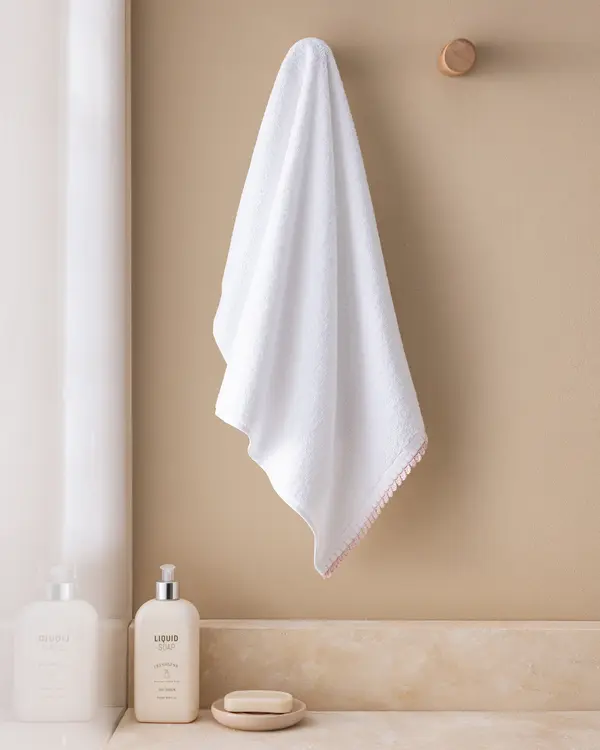 Camille Crochet Face Towel