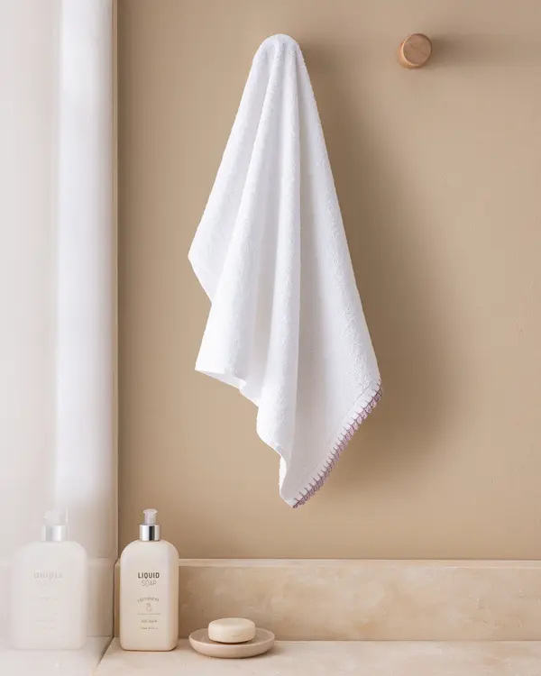Camille Crochet Face Towel