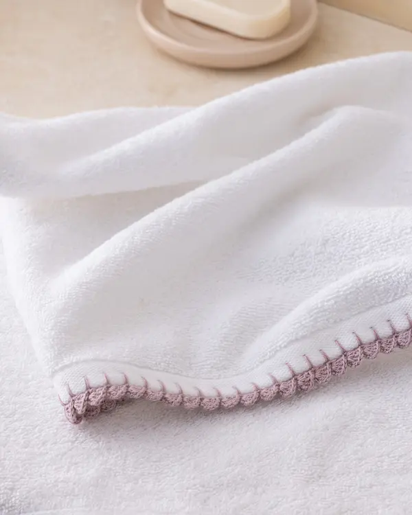Camille Crochet Face Towel