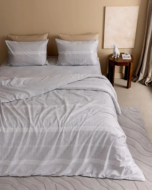 Boswell  Double Size Duvet Cover Set - Ranforce Patterned