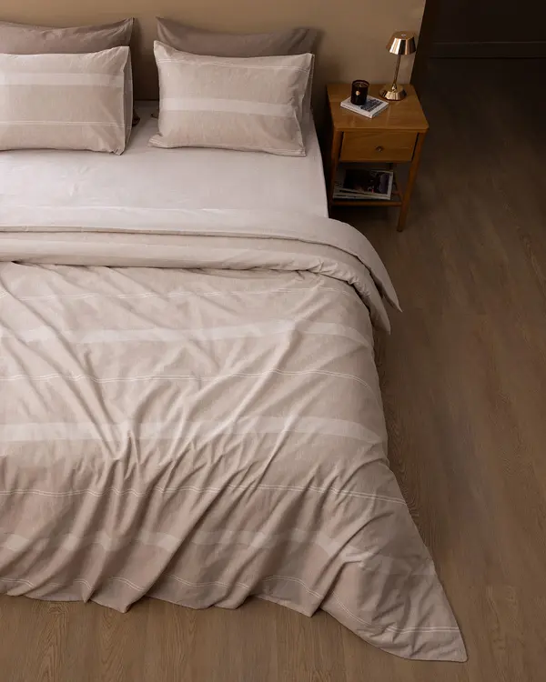 Boswell  Double Size Duvet Cover Set - Ranforce Patterned
